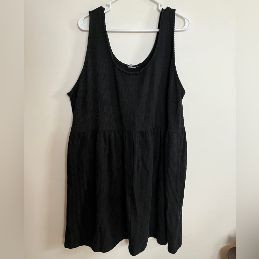 Black babydoll dress